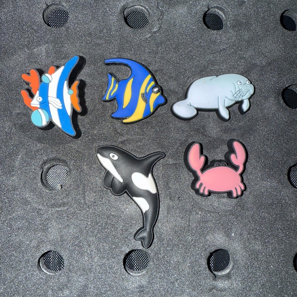 Sea themed jibbitz Lot